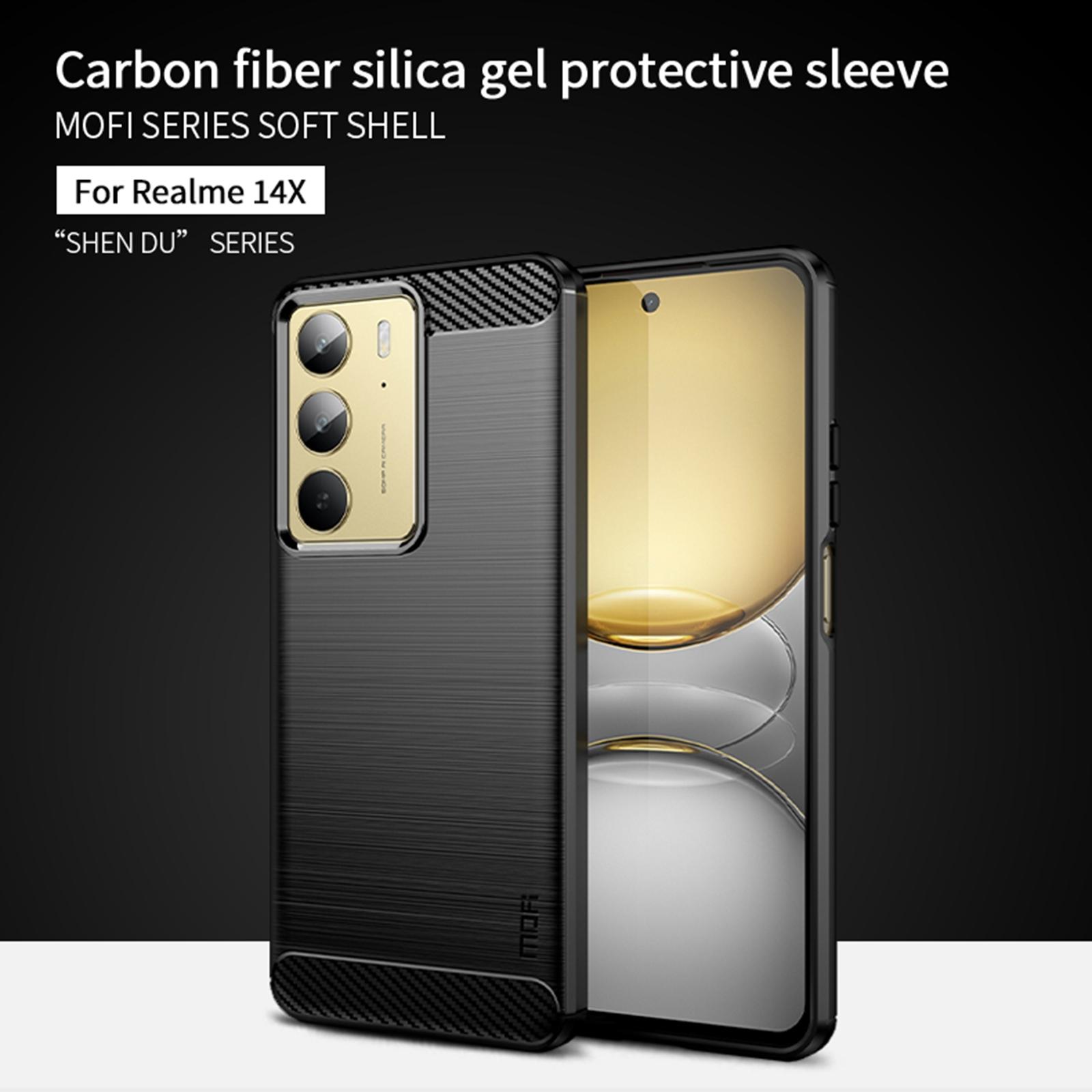 For Realme 14x 5G Back Cover MOFI Brushed Texture Carbon Fiber Soft TPU Case Blue
For Realme 14x 5G Back Cover MOFI Brushed Texture Carbon Fiber Soft TPU Case Blue