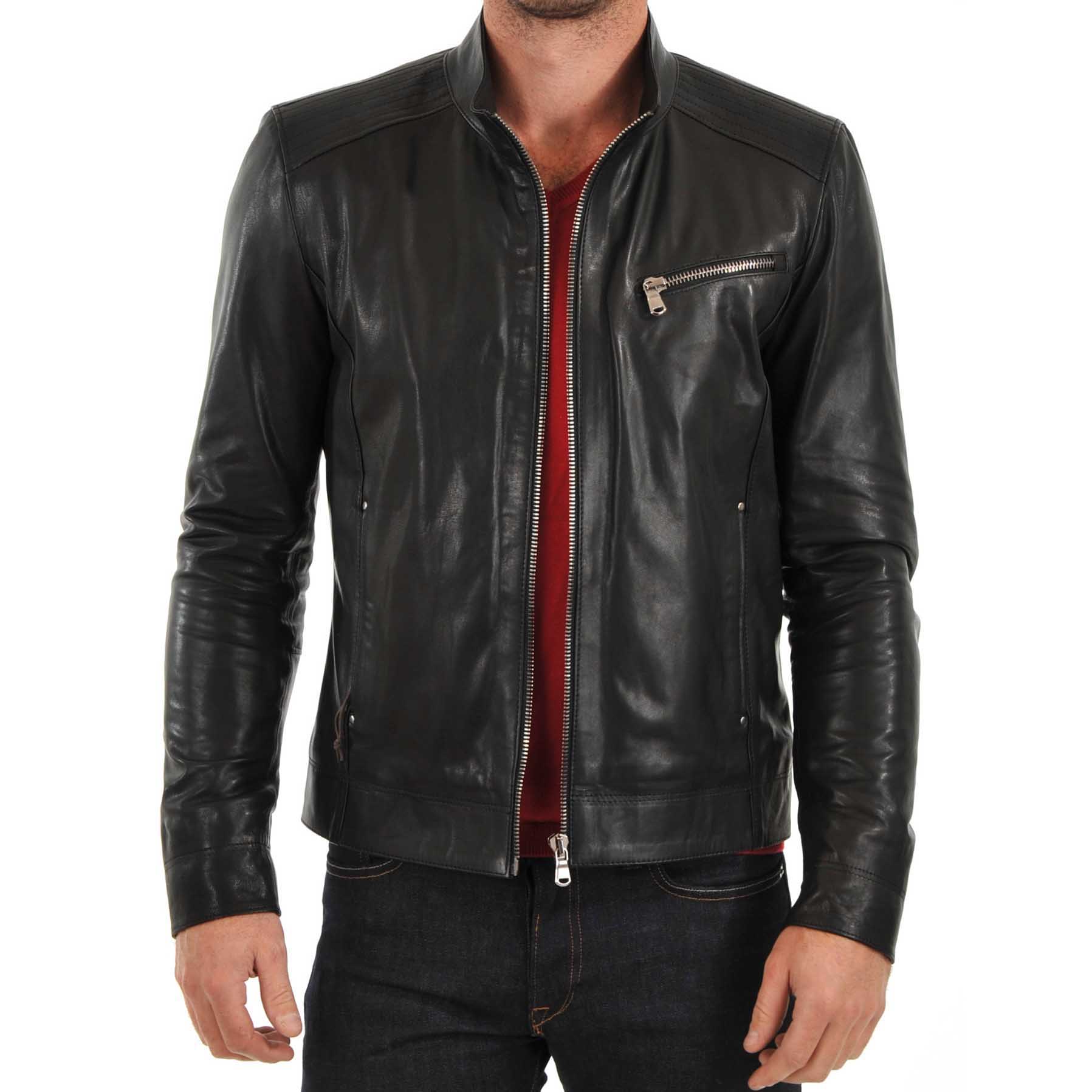 SkinOutfit Men s Genuine Lambskin Black Leather Jacket Stylish Motorcycle Bomber Biker Outerwear MJ 63 XXXL чорний
SkinOutfit Men s Genuine Lambskin Black Leather Jacket Stylish Motorcycle Bomber Biker Outerwear MJ 63 XXXL чорний