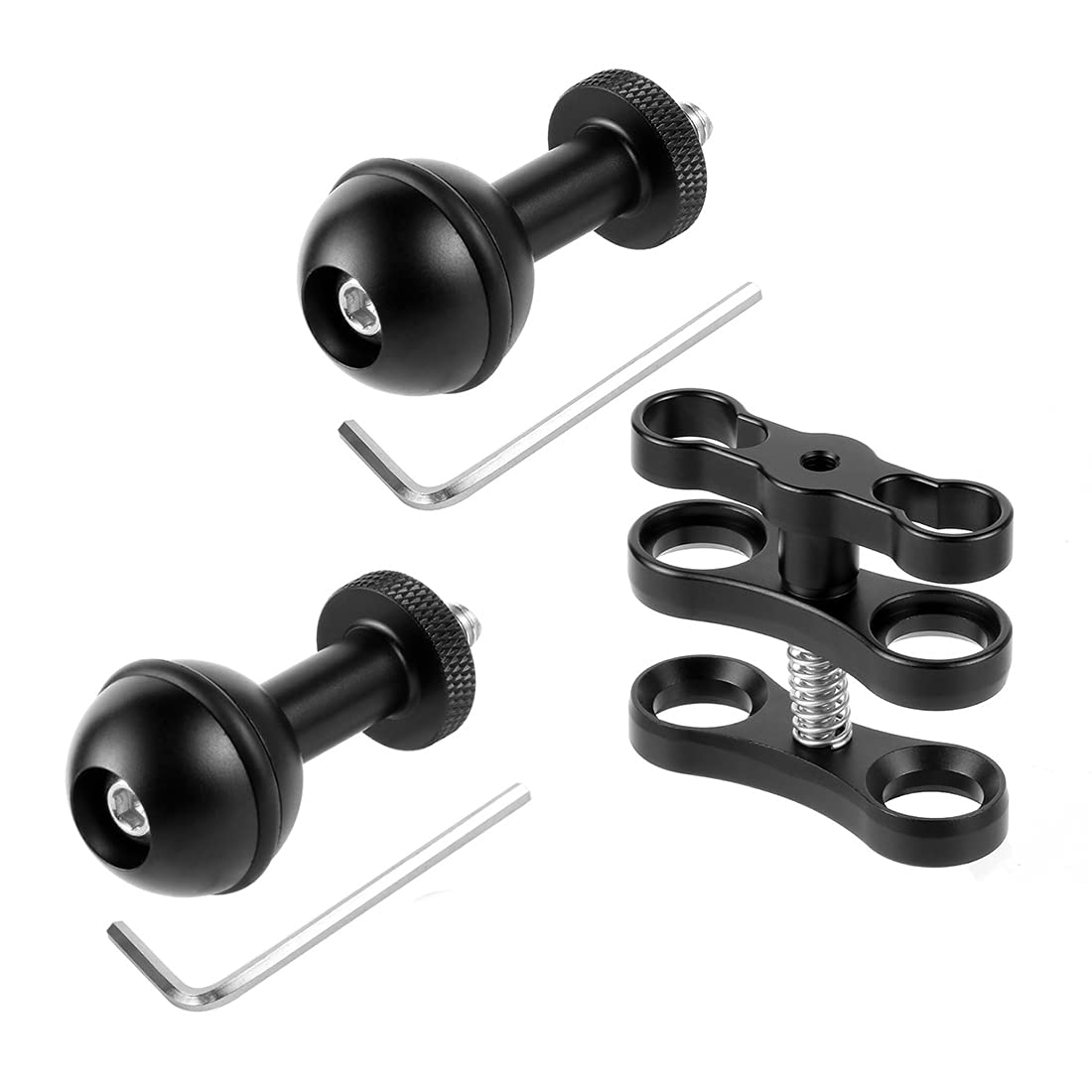 FEICHAO Diving Light 360 Degree Butterfly Clip Clamp Mount Screw 1 Inch Ball Head Adapter Compatible with GoPro Sports Camera Clip A 1/4 (Butterfly
FEICHAO Diving Light 360 Degree Butterfly Clip Clamp Mount Screw 1 Inch Ball Head Adapter Compatible with GoPro Sports Camera Clip A 1/4 (Butterfly