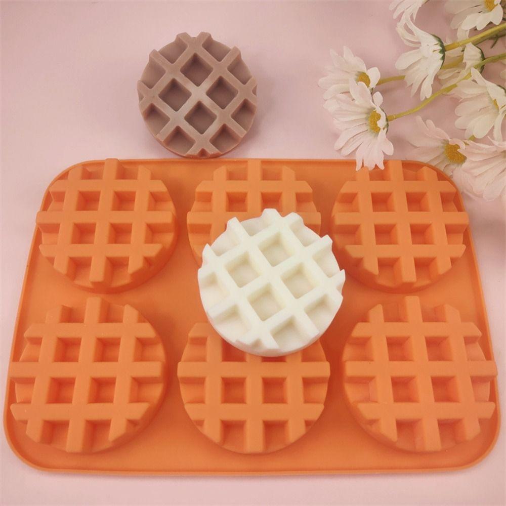 6 Cavity Silicone Waffle Mold Non-Stick DIY Baking Mold Soap Candle Decor Mould Patisserie
6 Cavity Silicone Waffle Mold Non-Stick DIY Baking Mold Soap Candle Decor Mould Patisserie
