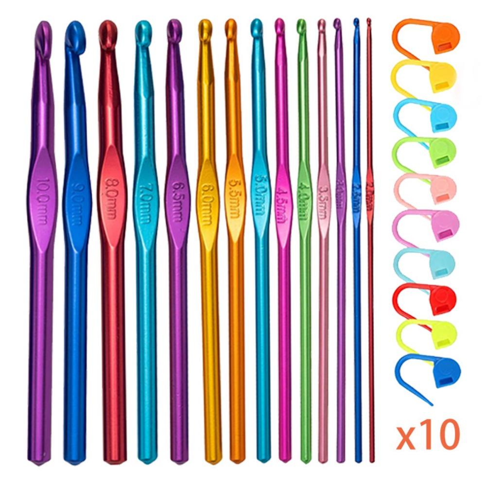 Portable Crochet Hooks Comfortable Handle Crochet Multi Functional Knitting Needle Woven Tools Set 6
Portable Crochet Hooks Comfortable Handle Crochet Multi Functional Knitting Needle Woven Tools Set 6