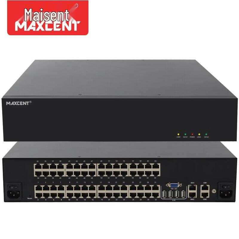 MAXCENT 64-Port IP KVM Matrix Switch
MAXCENT 64-Port IP KVM Matrix Switch