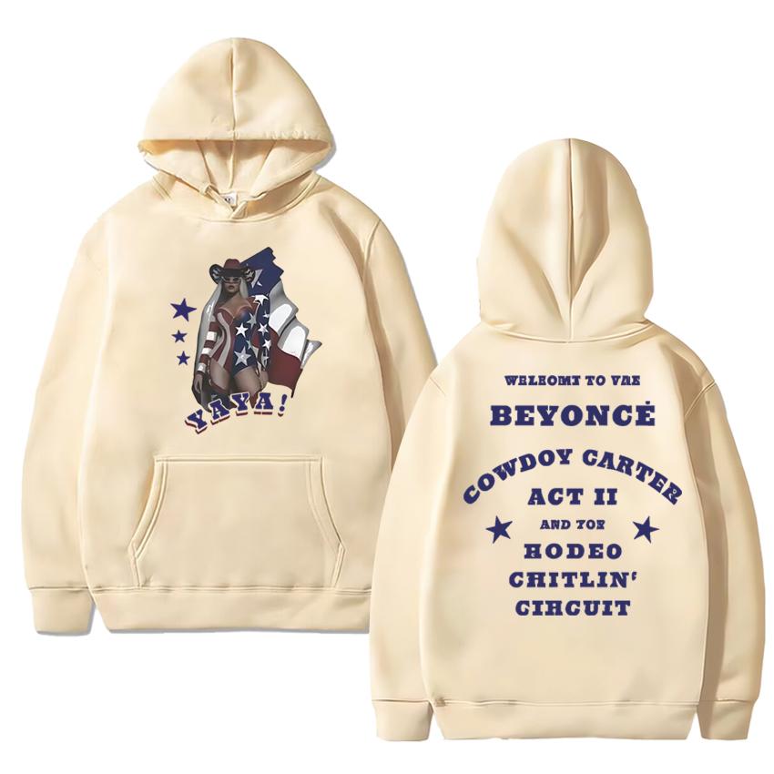 Vintage Beyonce Cowboy Carter Tour 2025 printed Hoodie Men women hip hop punk pullovers Autumn Winter Unisex Fleece Sweatshirt 2XL
Vintage Beyonce Cowboy Carter Tour 2025 printed Hoodie Men women hip hop punk pullovers Autumn Winter Unisex Fleece Sweatshirt 2XL