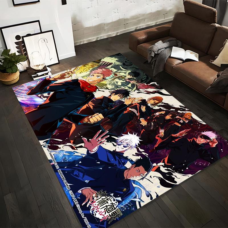 Anime Style Carpet with Jujutsu Kaisen Characters for Home Decor Suitable for use as an anti-slip for living room bedroom sofas 40x60cm( 15x23in )
Anime Style Carpet with Jujutsu Kaisen Characters for Home Decor Suitable for use as an anti-slip for living room bedroom sofas 40x60cm( 15x23in )