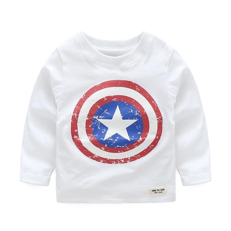 Adorable Toddler Boys Spiderman Captain America T-shirt Tops For Casual Outings 130CM білий
Adorable Toddler Boys Spiderman Captain America T-shirt Tops For Casual Outings 130CM білий