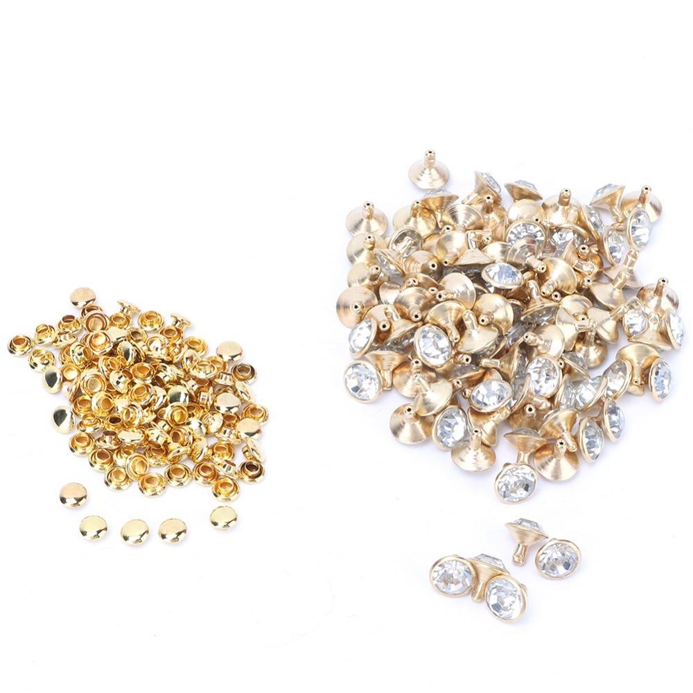 100pcs Gold Edge Metal Rhinestones Rivets 10mm Size Crystal Rivets DIY Leather Craft золотий
100pcs Gold Edge Metal Rhinestones Rivets 10mm Size Crystal Rivets DIY Leather Craft золотий