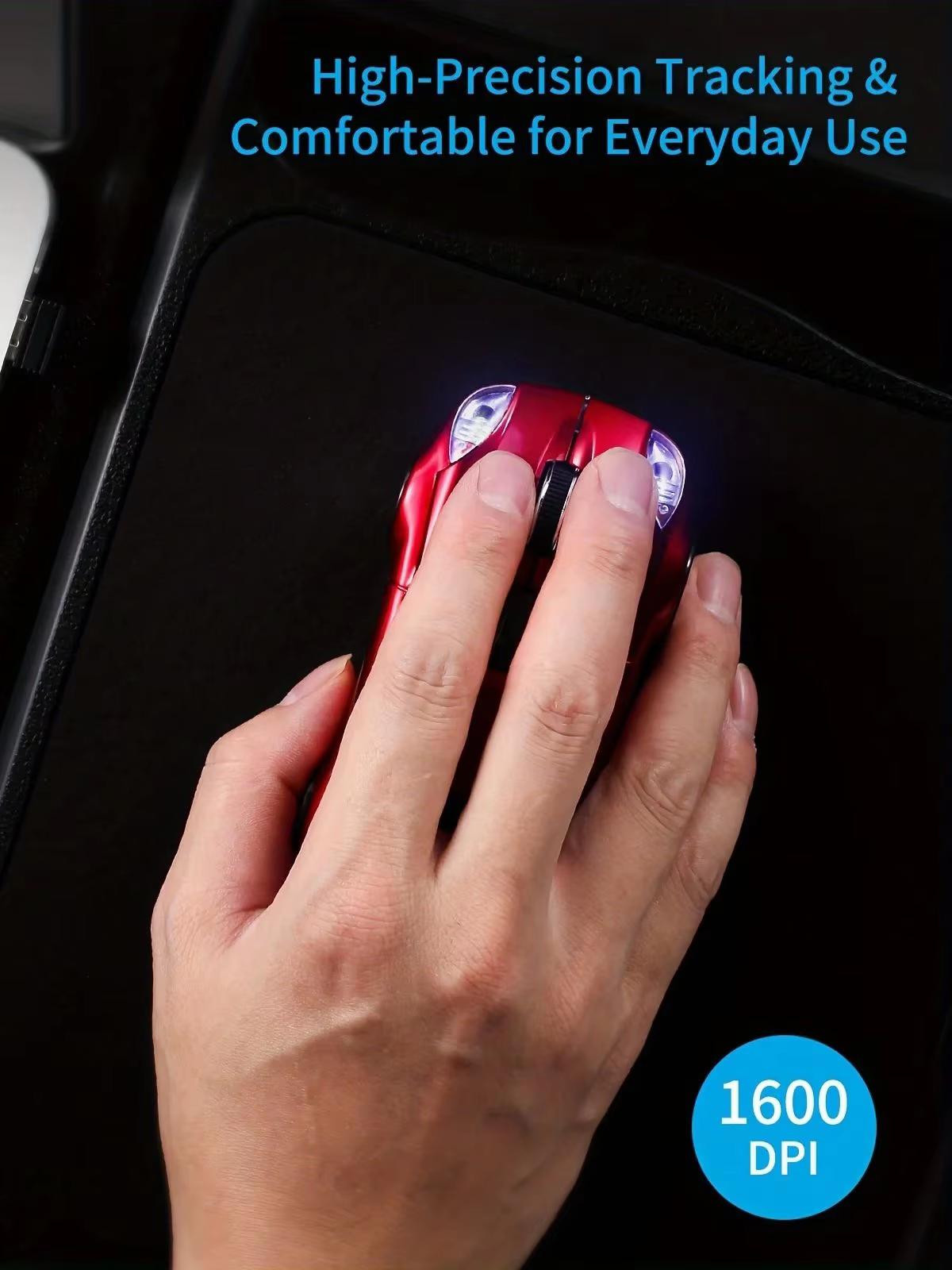1pcs Wireless Car Shape Mouse Portable Gaming Office Mice 2.4G Optical Mouse with USB Plug & Play for PC, Laptop & Home Office синій
1pcs Wireless Car Shape Mouse Portable Gaming Office Mice 2.4G Optical Mouse with USB Plug & Play for PC, Laptop & Home Office синій