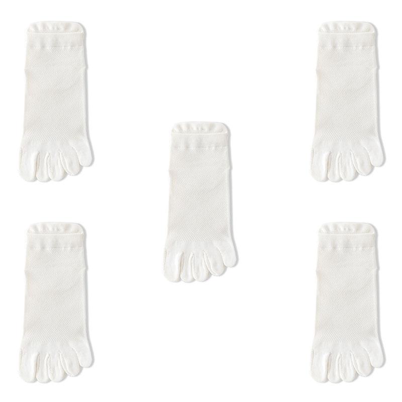 5 пар женских носков весна-лето, мягкие сетчатые дышащие хлопковые впитывающие пот носки с пятью пальцами для занятий спортом на открытом воздухе с разделенным носком 5 Pairs белый
5 пар женских носков весна-лето, мягкие сетчатые дышащие хлопковые впитывающие пот носки с пятью пальцами для занятий спортом на открытом воздухе с разделенным носком 5 Pairs белый