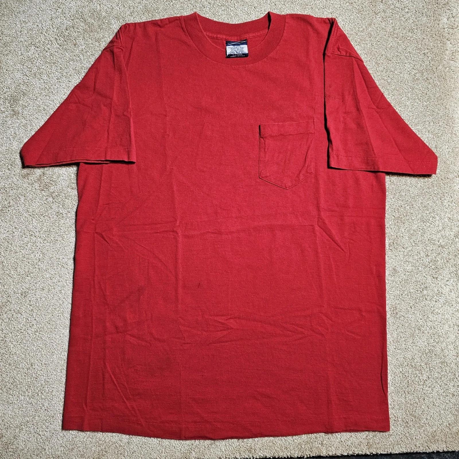 Vintage 90s Thrashed Blank Single Red Pocket T-shirt Mens XL Grunge Skate Punk S
Vintage 90s Thrashed Blank Single Red Pocket T-shirt Mens XL Grunge Skate Punk S