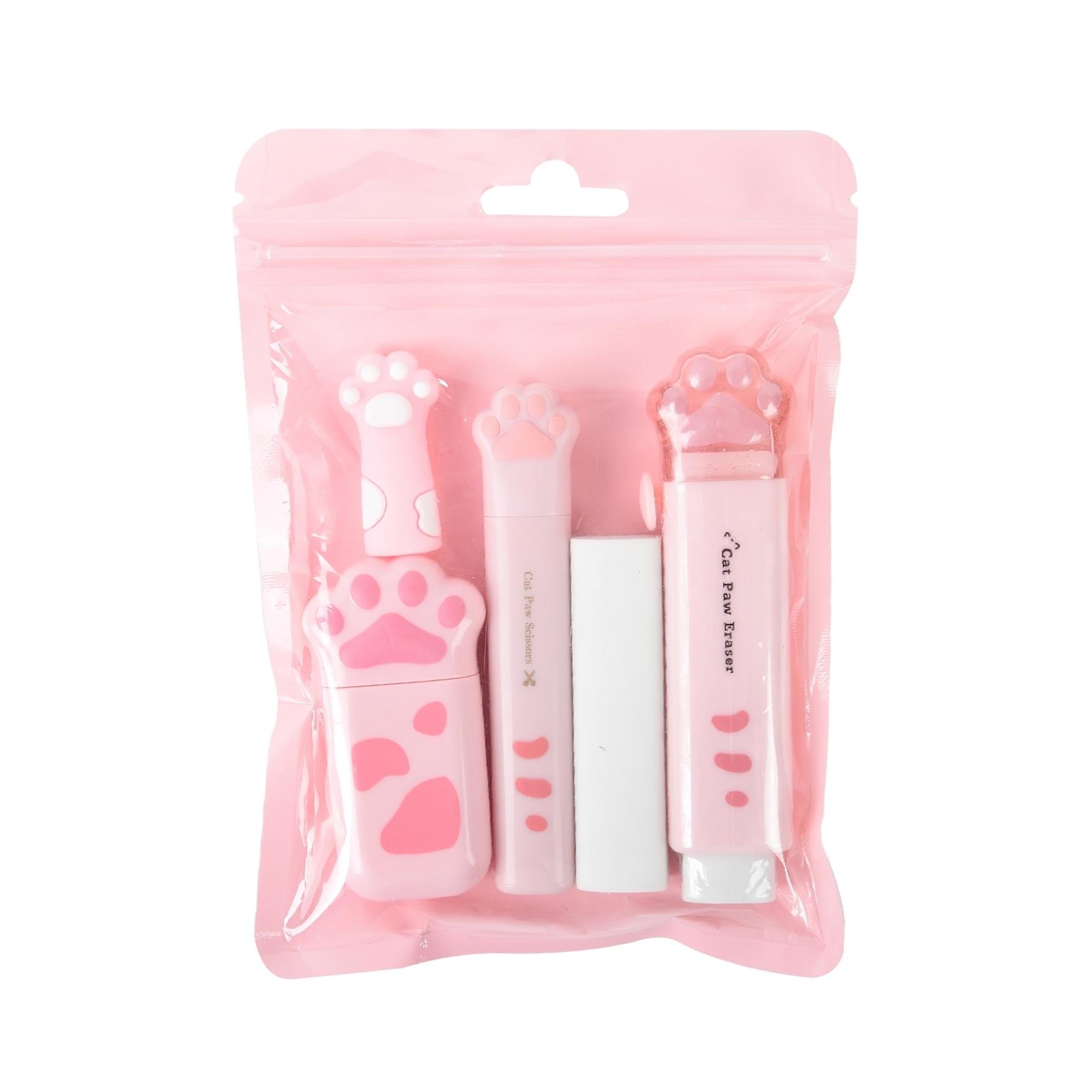 5 шт. Набір для корекції котячої лапки, Гумка та Складні ножиці та Коригувальна стрічка та Ковпачок для ручки, Портативний Практичний для шкільного домашнього завдання
5 шт. Набір для корекції котячої лапки, Гумка та Складні ножиці та Коригувальна стрічка та Ковпачок для ручки, Портативний Практичний для шкільного домашнього завдання