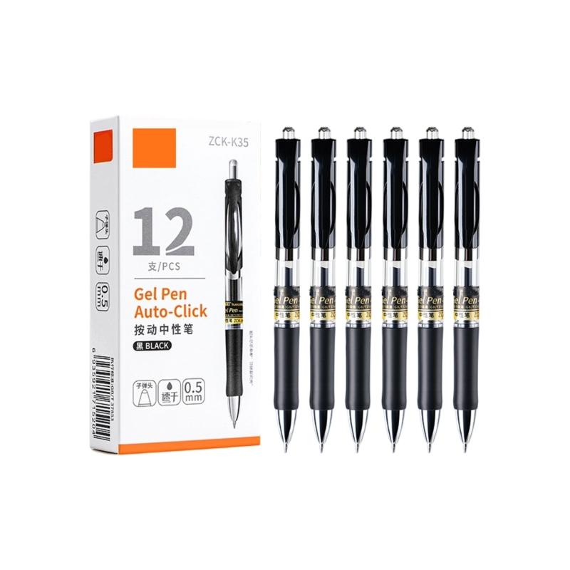 Retractable Gel Pen Ergonomic Silicone Grip Gel Inks Pen 0.5MM Tip Black Inks Quick Drying for Student Office Workers
Retractable Gel Pen Ergonomic Silicone Grip Gel Inks Pen 0.5MM Tip Black Inks Quick Drying for Student Office Workers