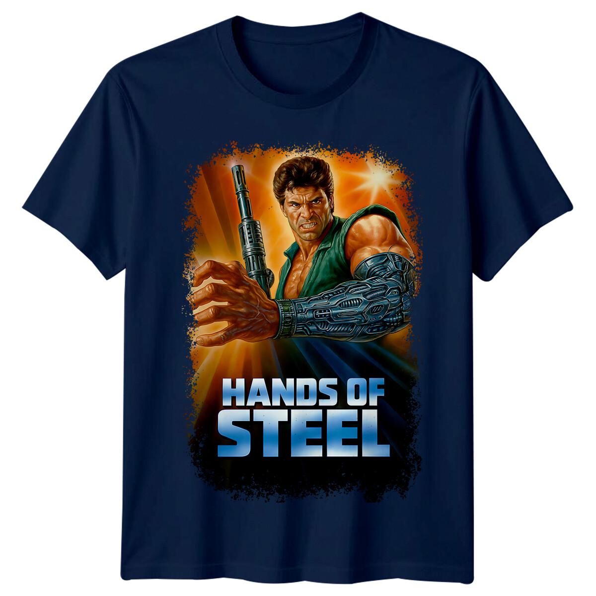 Hands of Steel (1986) Movie Poster Inspired T-Shirt Retro 80s Tee 5XL різнокольоровий
Hands of Steel (1986) Movie Poster Inspired T-Shirt Retro 80s Tee 5XL різнокольоровий