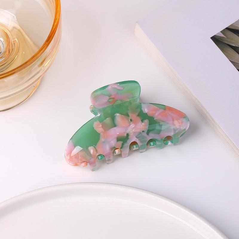 Xuanzhi Елегантна корейська шпилька-краб для волосся - Високоякісна ацетатна шпилька-акула для жінок квітковий/рожевий
Xuanzhi Елегантна корейська шпилька-краб для волосся - Високоякісна ацетатна шпилька-акула для жінок квітковий/рожевий