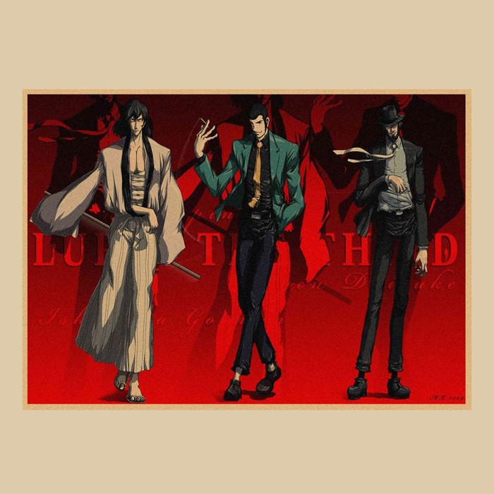 Retro Lupin III Japanese Manga Kraft Poster Wall Decor Mural 425 29.7X42cm(A3 size)
Retro Lupin III Japanese Manga Kraft Poster Wall Decor Mural 425 29.7X42cm(A3 size)