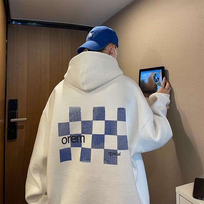 Men s Hooded Sweatshirt: Trendy Hong Kong Style, Loose Fit, Letter Print, Versatile Jacket for Spring and Autumn (2022). XL синій
Men s Hooded Sweatshirt: Trendy Hong Kong Style, Loose Fit, Letter Print, Versatile Jacket for Spring and Autumn (2022). XL синій