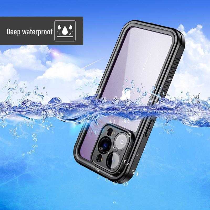 Apple iPhone 14 Pro Waterproof Full-Coverage Protective Case - Drop-proof, Dustproof, Outdoor Sports & Diving Safe iPhone 14 Plus чорний
Apple iPhone 14 Pro Waterproof Full-Coverage Protective Case - Drop-proof, Dustproof, Outdoor Sports & Diving Safe iPhone 14 Plus чорний
