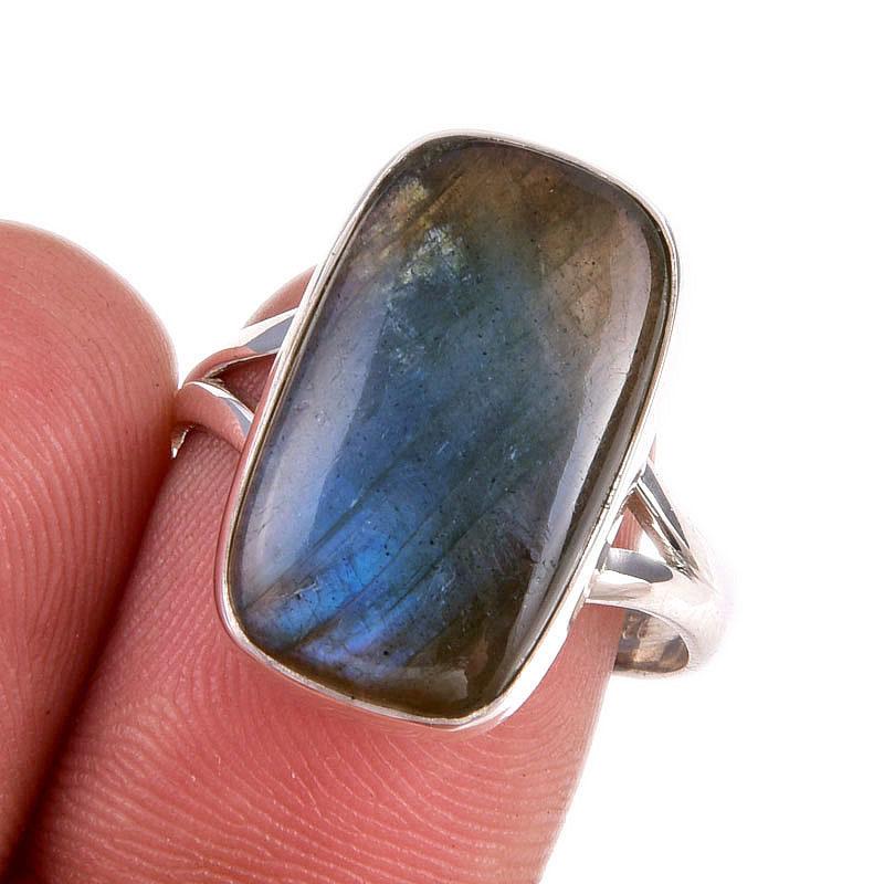 Natural Labradorite Gemstone 925 Solid Sterling Silver Jewelry Ring Size 9 Y8I49
Natural Labradorite Gemstone 925 Solid Sterling Silver Jewelry Ring Size 9 Y8I49