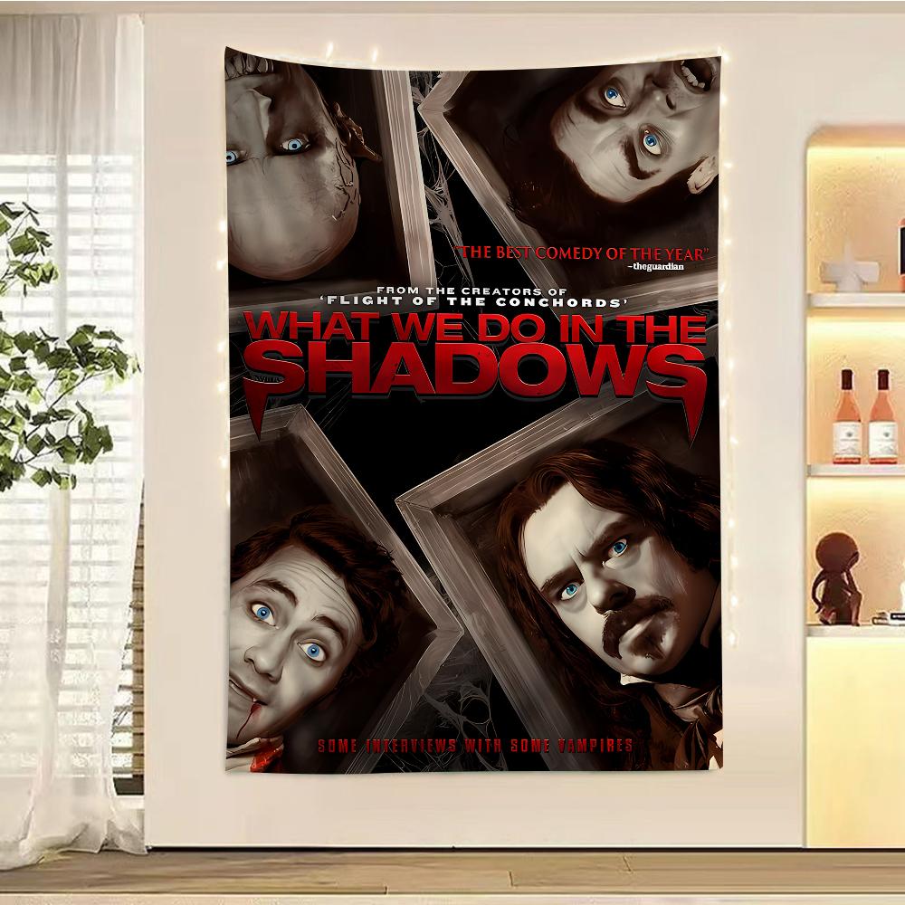 What We Do in the Shadows Movie Hanging Bohemian Tapestry Bohemian Wall Tapestries Mandala Kawaii Room Decor 74x94cm(29x37in)
What We Do in the Shadows Movie Hanging Bohemian Tapestry Bohemian Wall Tapestries Mandala Kawaii Room Decor 74x94cm(29x37in)