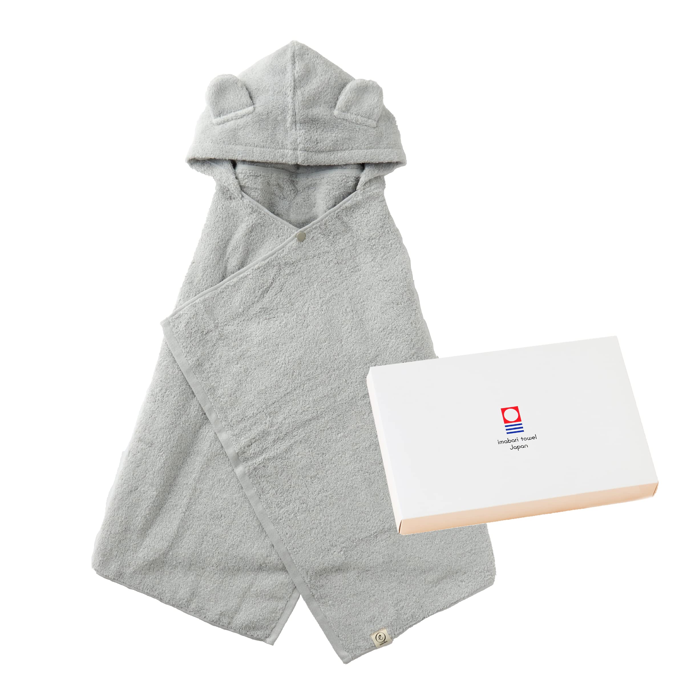 Imabari Towel Baby Bathrobe and Bath Poncho Gift Set (Gray) - Made in Japan, Perfect for Baby Gifts
Imabari Towel Baby Bathrobe and Bath Poncho Gift Set (Gray) - Made in Japan, Perfect for Baby Gifts