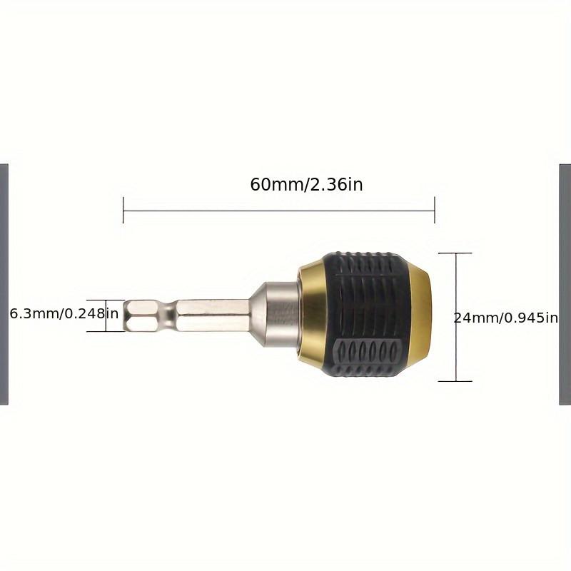 1/4 Hex Extension Rod 60mm – Self-Locking Quick-Release for Screwdriver Bits & Drivers
1/4 Hex Extension Rod 60mm – Self-Locking Quick-Release for Screwdriver Bits & Drivers