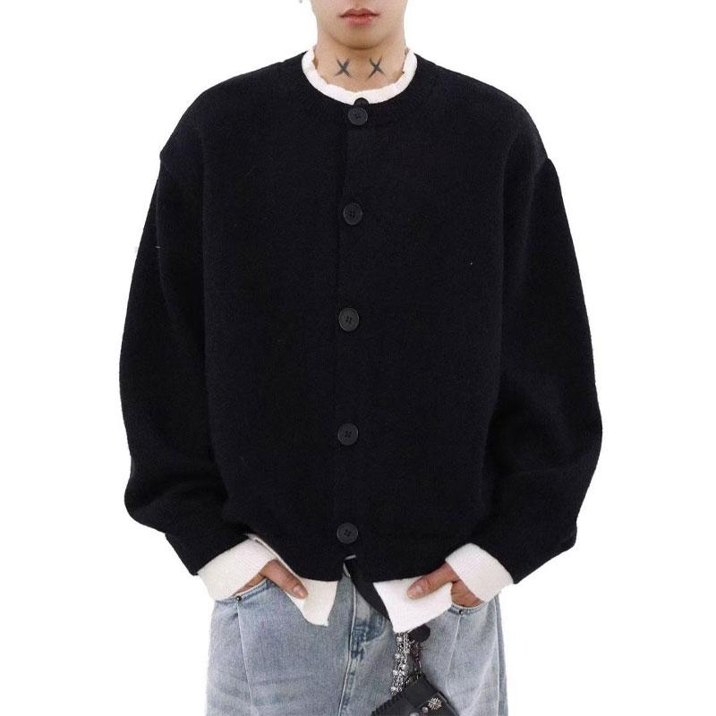 Contrasting Colors Patchwork Sweaters Autumn Winter O-Neck Loose Men s Clothing Korean Single-breasted Basic Knitted Cardigan L чорний
Contrasting Colors Patchwork Sweaters Autumn Winter O-Neck Loose Men s Clothing Korean Single-breasted Basic Knitted Cardigan L чорний