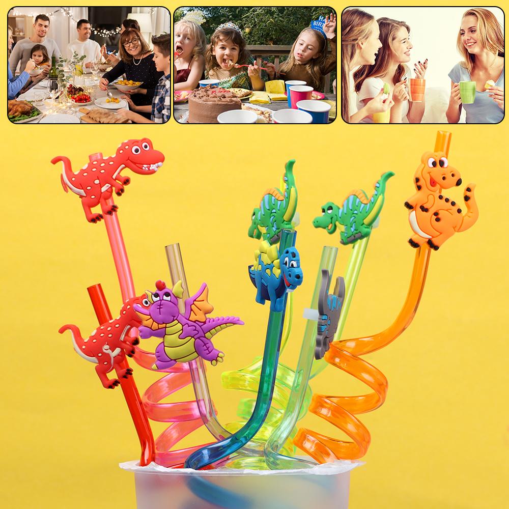 Party Supplies Temporaty Straw Straws-Plastic Dinosaur Reusable Straws Dino Theme Cartoon Pattern
Party Supplies Temporaty Straw Straws-Plastic Dinosaur Reusable Straws Dino Theme Cartoon Pattern