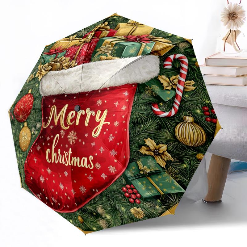 Winter Forest Christmas Portable Automatic Umbrella with 8-Rib Durable Plastic & Iron for Women/Men Stylish Accessory Perfect Gift for Women/Men
Winter Forest Christmas Portable Automatic Umbrella with 8-Rib Durable Plastic & Iron for Women/Men Stylish Accessory Perfect Gift for Women/Men