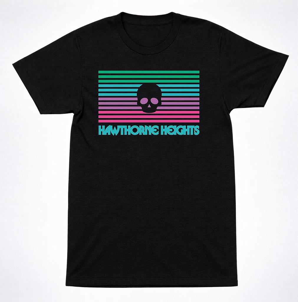 Hawthorne Heights Retro Skull Stripe T Shirt Emo Post Hardcore Band Tee Black M
Hawthorne Heights Retro Skull Stripe T Shirt Emo Post Hardcore Band Tee Black M