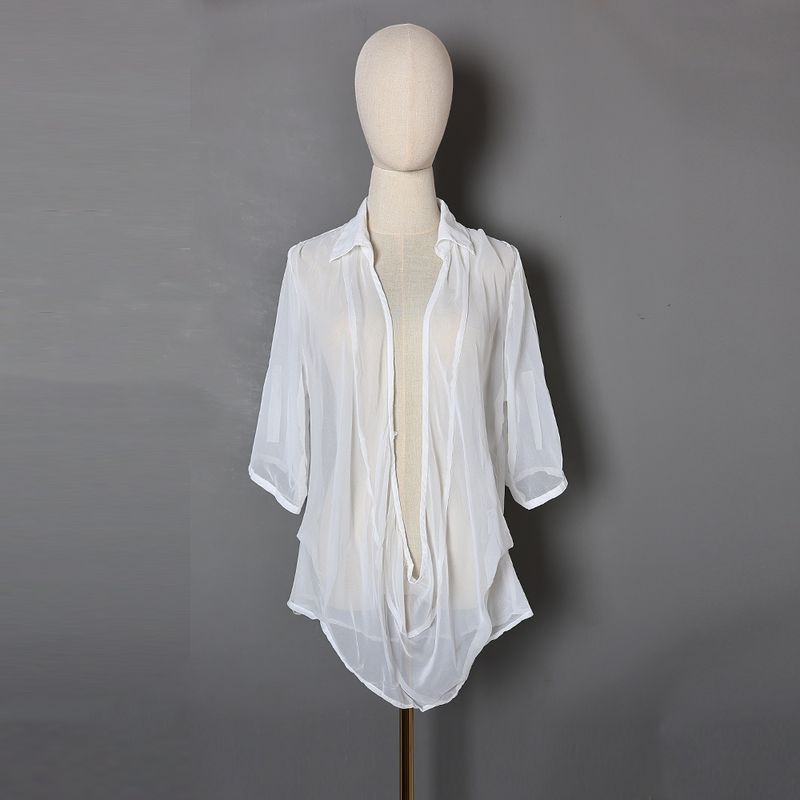 2024 Ранняя Осень Бандажное Платье Тонкая Рубашка с Длинными Рукавами Мода K-стиль Свободный Повседневный Сексуальный Прозрачный с Индивидуальностью Верхняя Одежда Топ
2024 Ранняя Осень Бандажное Платье Тонкая Рубашка с Длинными Рукавами Мода K-стиль Свободный Повседневный Сексуальный Прозрачный с Индивидуальностью Верхняя Одежда Топ