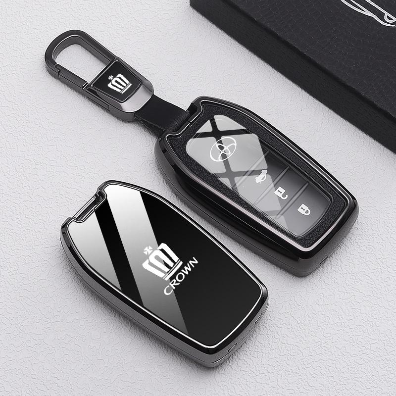 New zinc alloy leather car key case for Toyota CHR Hiace Fortuner Land Cruiser 200 Camry Corolla Crown RAV4 Highlan
New zinc alloy leather car key case for Toyota CHR Hiace Fortuner Land Cruiser 200 Camry Corolla Crown RAV4 Highlan