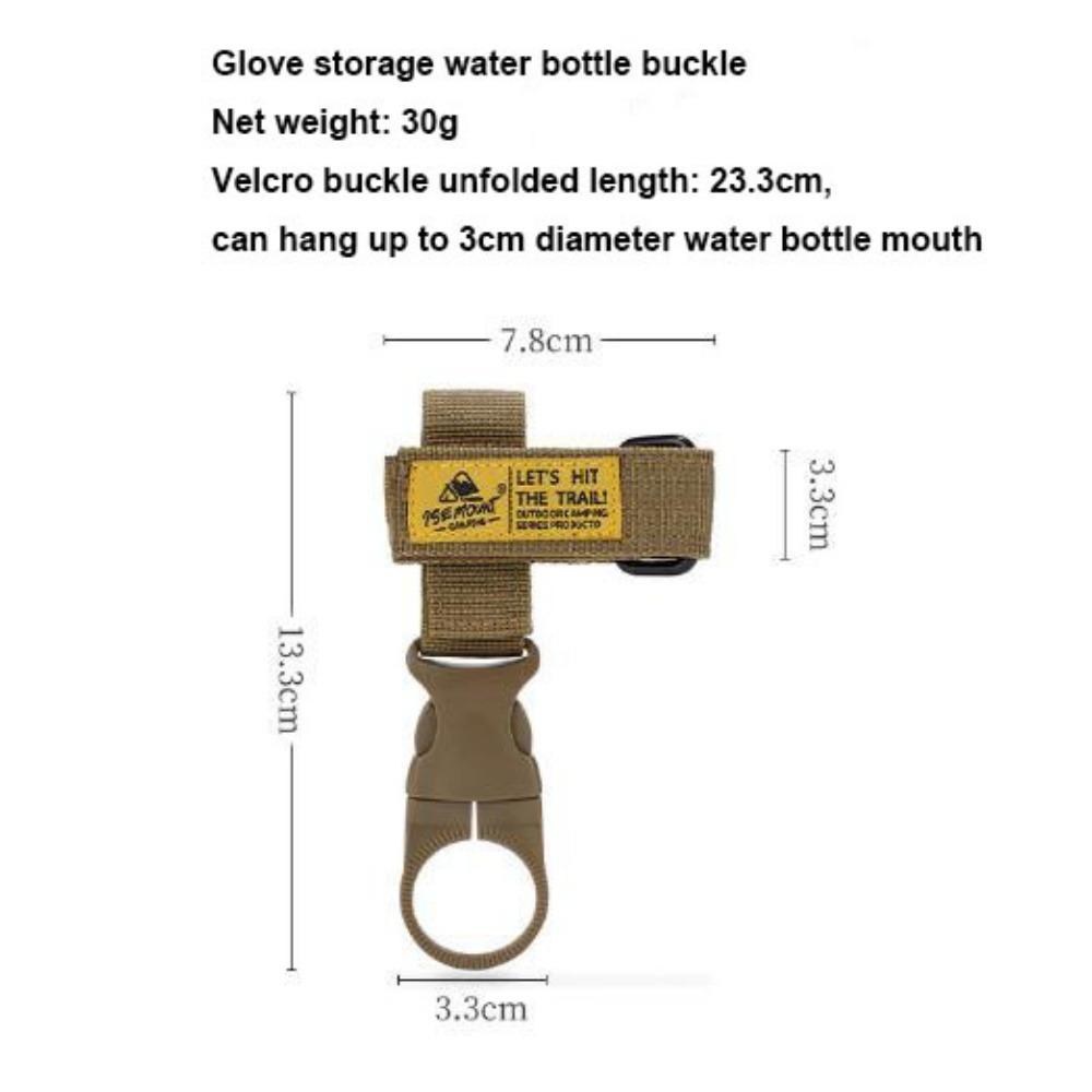 Anti-Lost Hanging Buckle 7.8*13.3cm Water Bottle Buckle High Quality Outdoor Gloves Clip хакі
Anti-Lost Hanging Buckle 7.8*13.3cm Water Bottle Buckle High Quality Outdoor Gloves Clip хакі