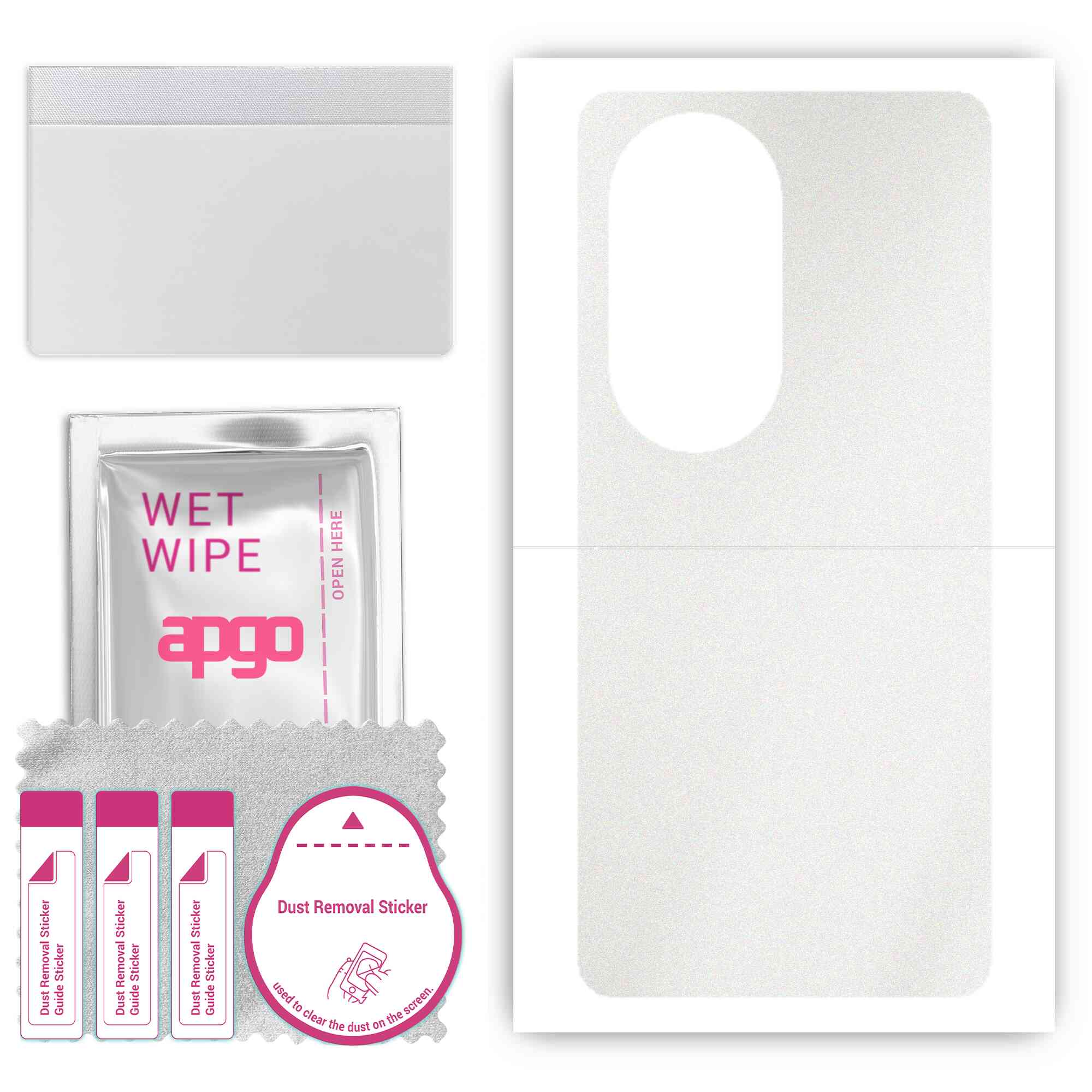 apgo Protective Skin Sticker for the back compatible with Huawei P50 Pro, Wrap Film, Foil, Vinyl - Pattern Matte Transparent
apgo Protective Skin Sticker for the back compatible with Huawei P50 Pro, Wrap Film, Foil, Vinyl - Pattern Matte Transparent