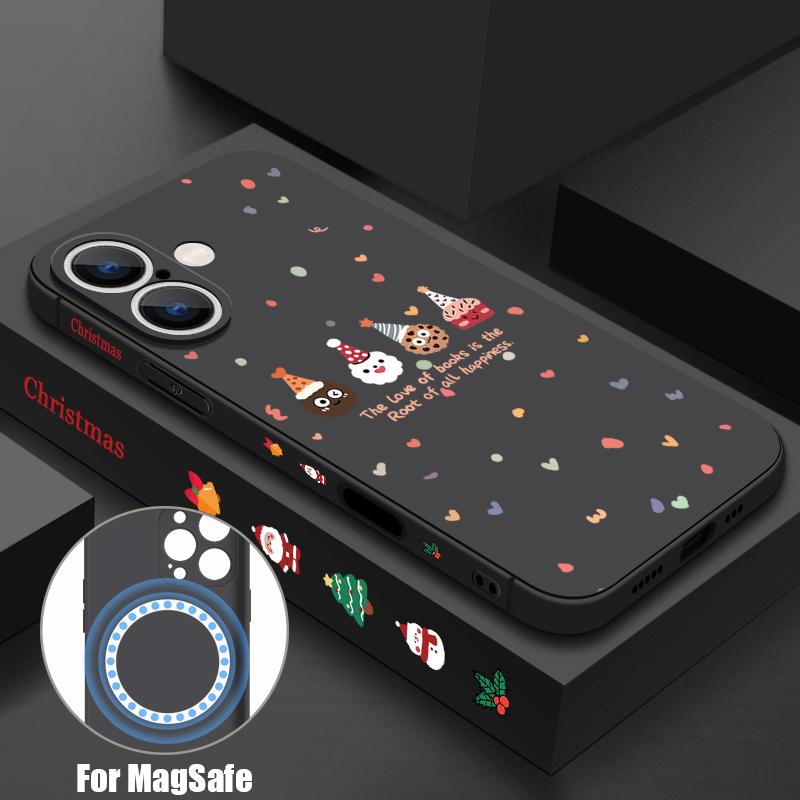 Для Magsafe Magnetic Tpu Soft Shell для iPhone 16 15 Pro 14 13 12 Pro Max 11 Рождественский узор противоударный с шнурком для защиты объектива тонкий чехол iPhone 16 чёрный
Для Magsafe Magnetic Tpu Soft Shell для iPhone 16 15 Pro 14 13 12 Pro Max 11 Рождественский узор противоударный с шнурком для защиты объектива тонкий чехол iPhone 16 чёрный