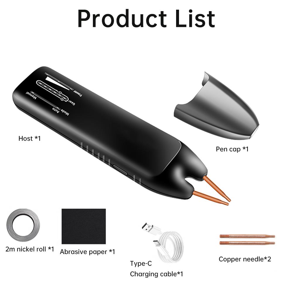 DC5V Portable Handheld Digital Spot Welding 11 Gears Adjustable Spot Welder Nickel Sheets Automatic Manual Mode 18650 Battery
DC5V Portable Handheld Digital Spot Welding 11 Gears Adjustable Spot Welder Nickel Sheets Automatic Manual Mode 18650 Battery