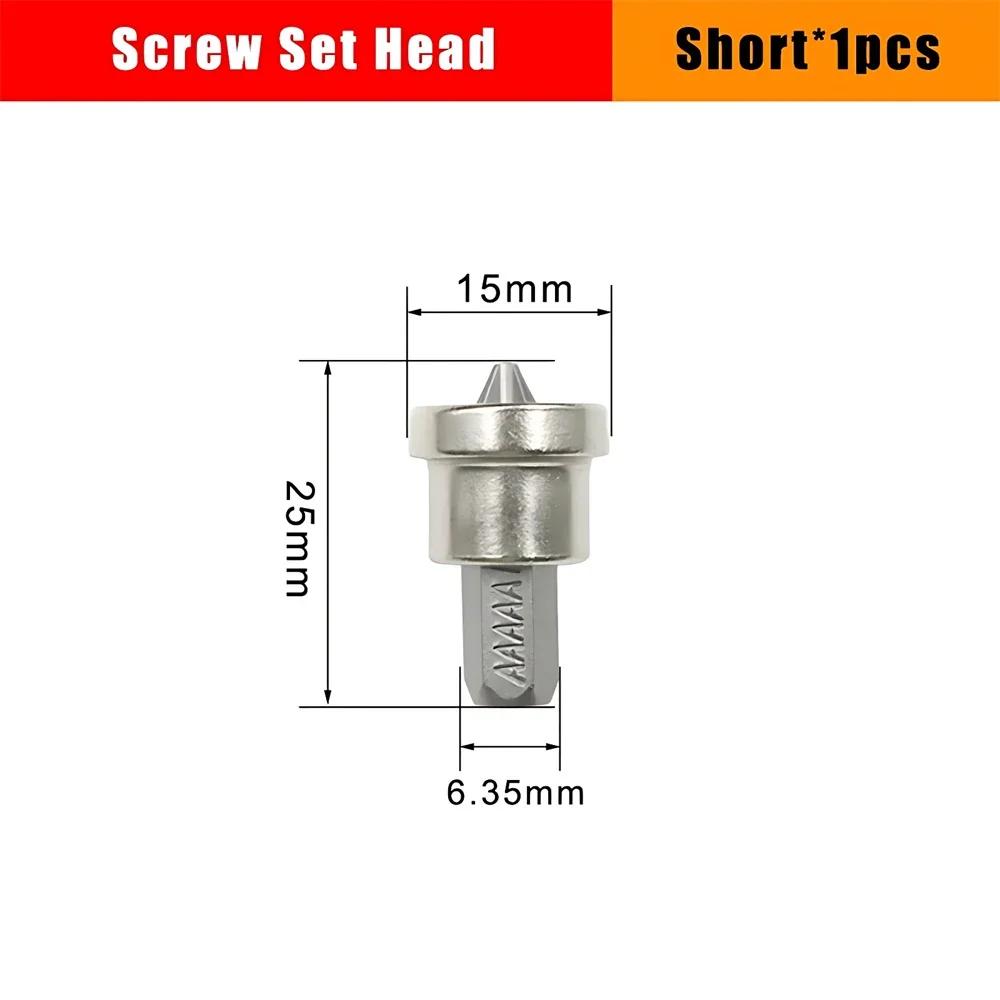 Magnetic Positioning Screwdriver Bit Head for Plasterboard Drywall Screws Electric Screwdrivers 25/50mm Woodworking Screw
Magnetic Positioning Screwdriver Bit Head for Plasterboard Drywall Screws Electric Screwdrivers 25/50mm Woodworking Screw