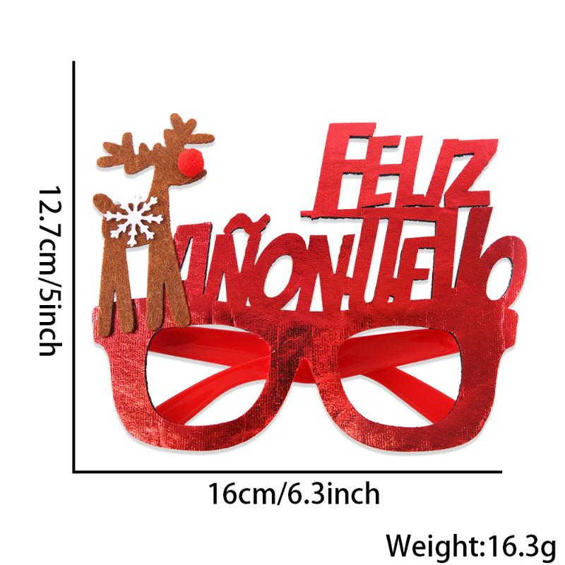 Рождественские очки 2026 Золотая фольга Ткань Снежинка Звезда Год Фотореквизит Для украшения вечеринки
Рождественские очки 2026 Золотая фольга Ткань Снежинка Звезда Год Фотореквизит Для украшения вечеринки