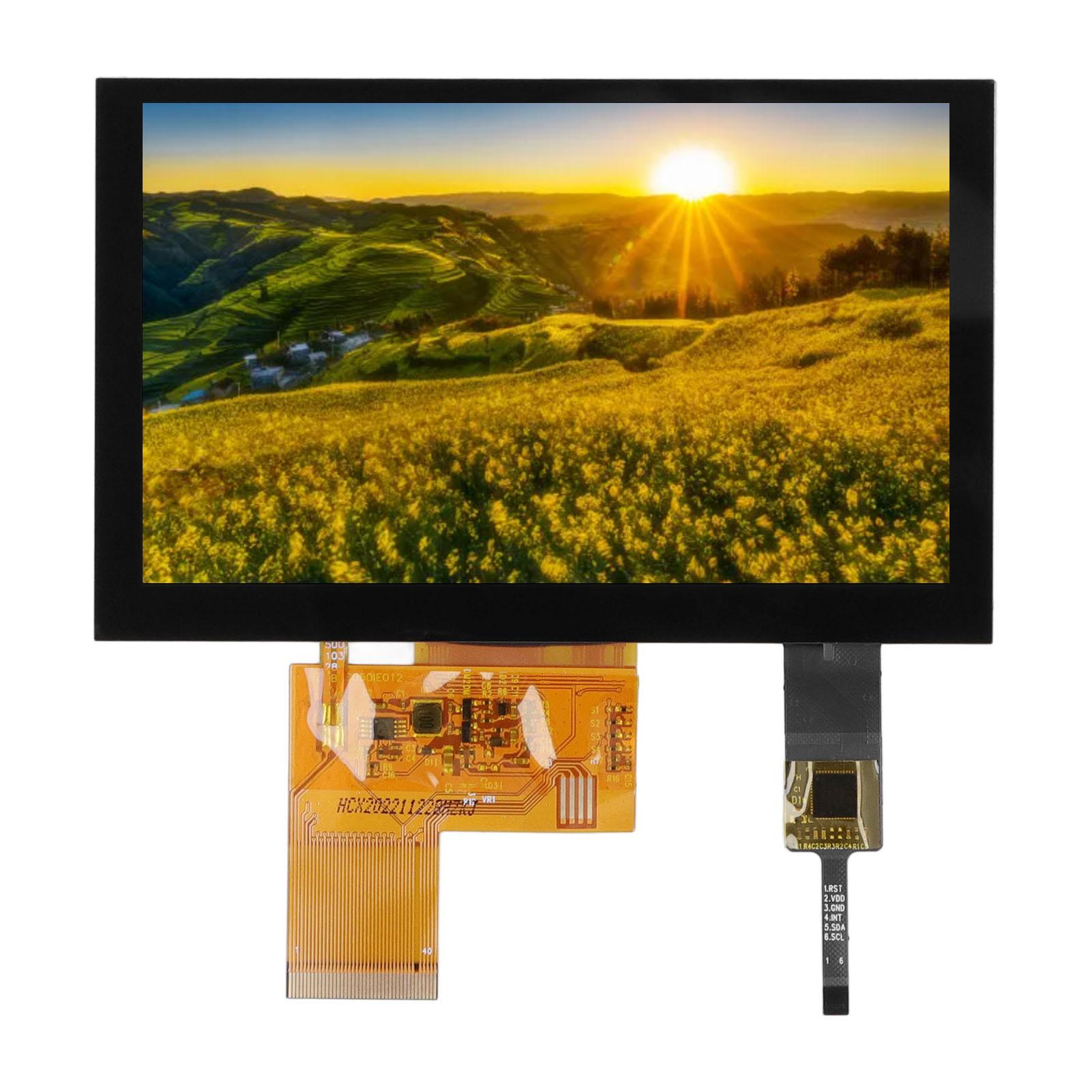 TFT екран 5 дюймів 800 X 480 Роздільна здатність РК-дисплей високої чіткості Сенсорний екран для розпізнавання обличчя
TFT екран 5 дюймів 800 X 480 Роздільна здатність РК-дисплей високої чіткості Сенсорний екран для розпізнавання обличчя