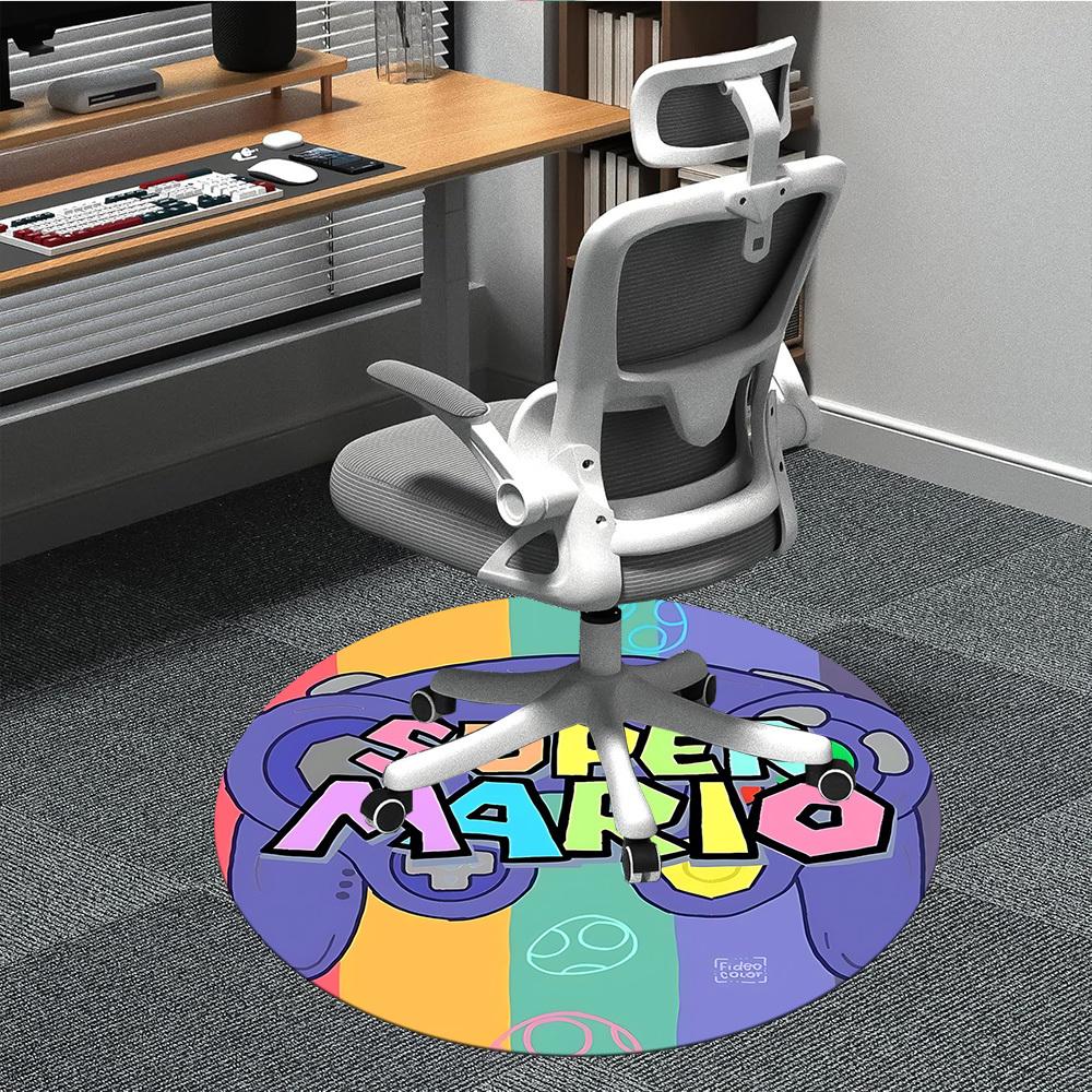 1pc Super Mario Game Console Office Round Area Rug, Under Office Chairs Bedroom Living Room Home Decor, Available in Various Sizes 80cm by 80cm
1pc Super Mario Game Console Office Round Area Rug, Under Office Chairs Bedroom Living Room Home Decor, Available in Various Sizes 80cm by 80cm