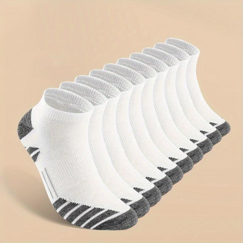 10 пар классных мужских черных белых четырехсезонных хлопковых носков, мужские однотонные дышащие спортивные носки для бега большого размера для мужчин One Size
10 пар классных мужских черных белых четырехсезонных хлопковых носков, мужские однотонные дышащие спортивные носки для бега большого размера для мужчин One Size