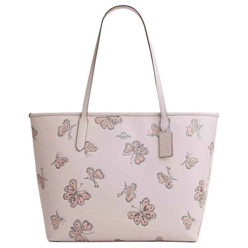 COACH City 33 Butterfly Print Tote Pebble Leather Shoulder Bag Large Women s Flesh чорний
COACH City 33 Butterfly Print Tote Pebble Leather Shoulder Bag Large Women s Flesh чорний
