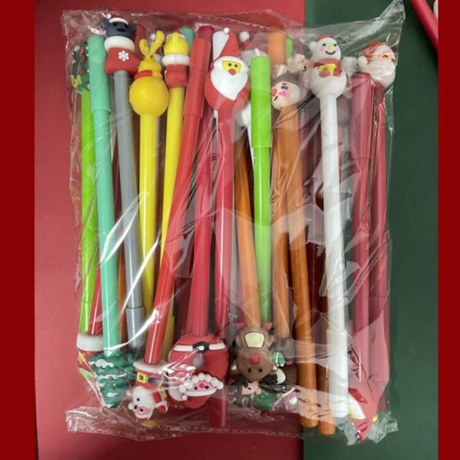 20Pcs Kawaii Christmas Gel Pen Cute Christmas Tree Reindeer Santa Snowman Gift 0.5mm Black Neutral Pens School Office Stationary Comfortable Grip Stat Random style
20Pcs Kawaii Christmas Gel Pen Cute Christmas Tree Reindeer Santa Snowman Gift 0.5mm Black Neutral Pens School Office Stationary Comfortable Grip Stat Random style