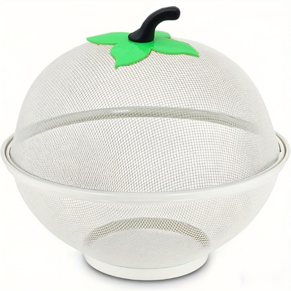 Metal Fruit Basket with Mesh Cover Rust Proof Design,breathable and Ventilated Hanging Holes,suitable for Kitchen,camping, Picnic,Christmas Decoration 25cm білий
Metal Fruit Basket with Mesh Cover Rust Proof Design,breathable and Ventilated Hanging Holes,suitable for Kitchen,camping, Picnic,Christmas Decoration 25cm білий