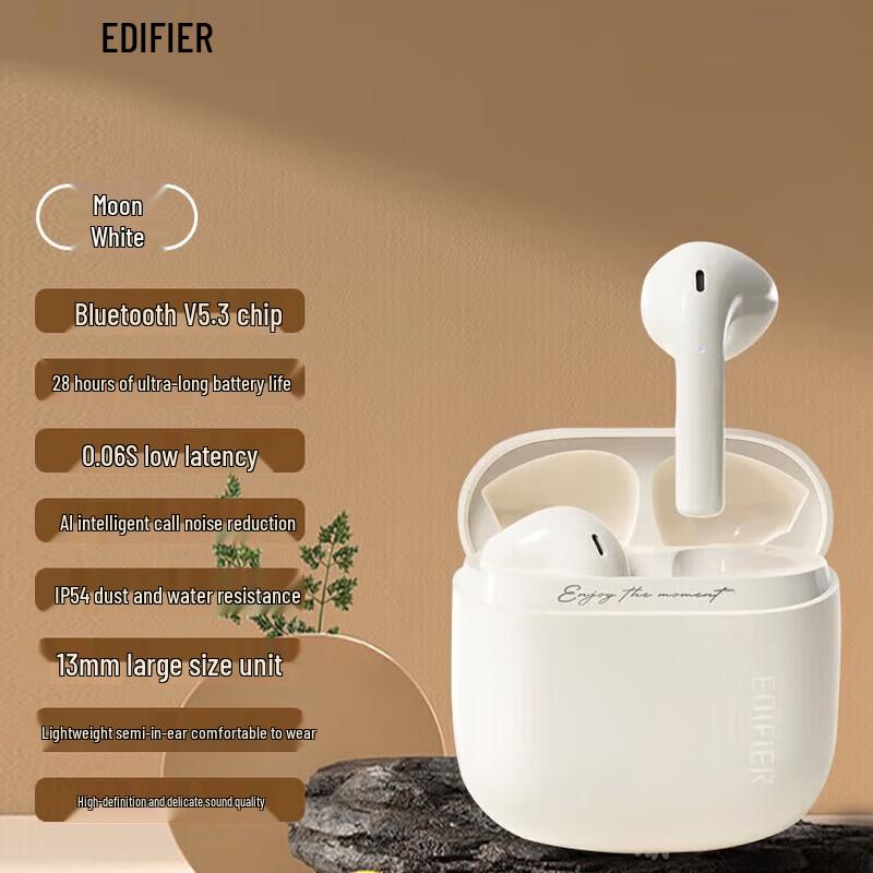 EDIFIER Zero Air True Wireless Semi-In-Ear Bluetooth Earbuds
EDIFIER Zero Air True Wireless Semi-In-Ear Bluetooth Earbuds
