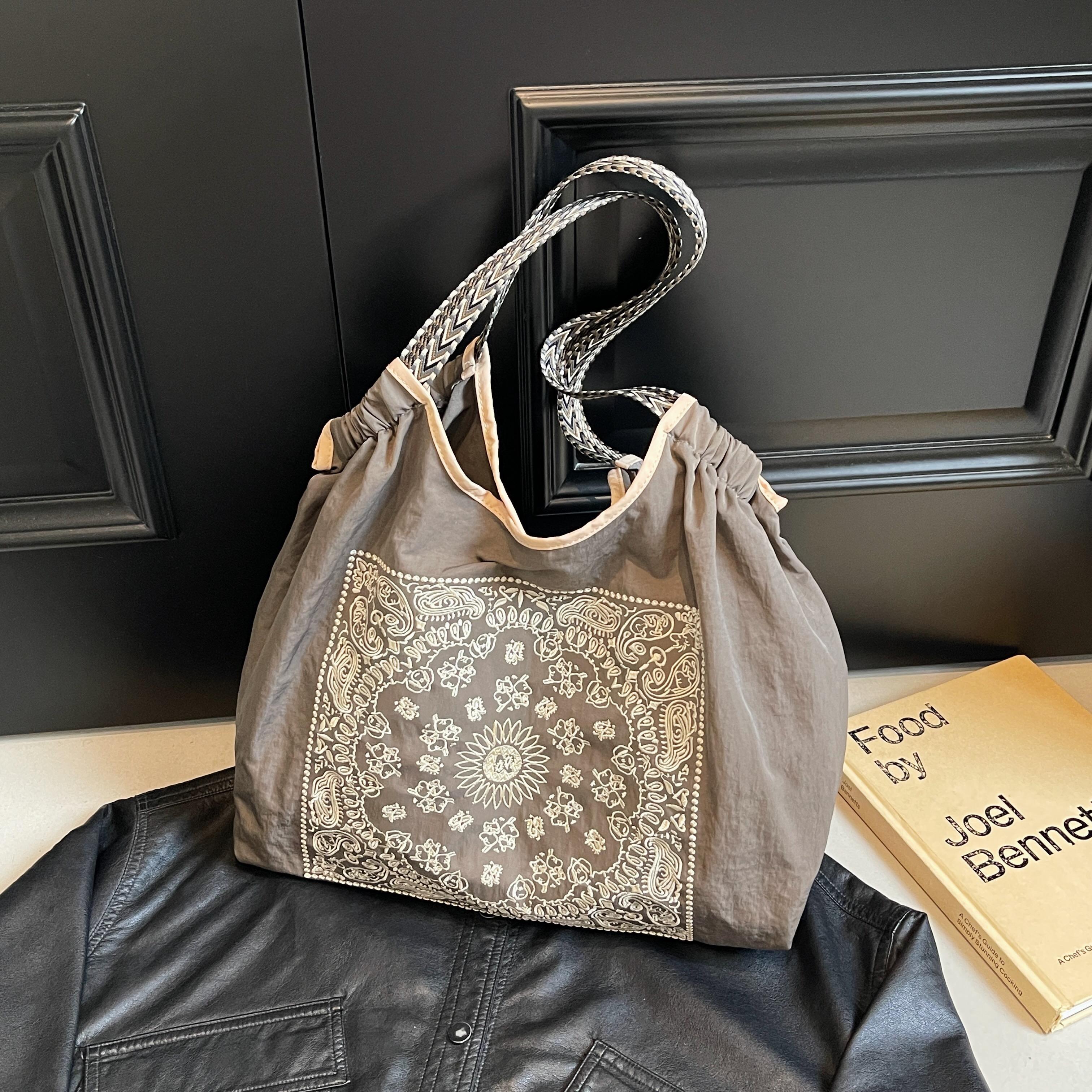 Ретро мода сумка большой емкости женская новая Боснийский стиль сумка-тоут сумка на плечо для пожилых людей