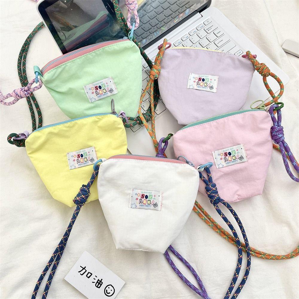 Sweet Dopamine Color Purse Candy Color Crossbody Phone Purse Fashion Canvas Bucket Bag Students рожевий
Sweet Dopamine Color Purse Candy Color Crossbody Phone Purse Fashion Canvas Bucket Bag Students рожевий