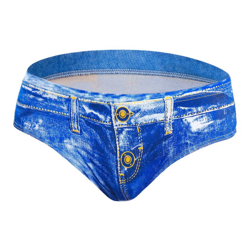 Женское нижнее белье, милые хлопковые дышащие сексуальные джинсовые трусы L темно-синий
Женское нижнее белье, милые хлопковые дышащие сексуальные джинсовые трусы L темно-синий