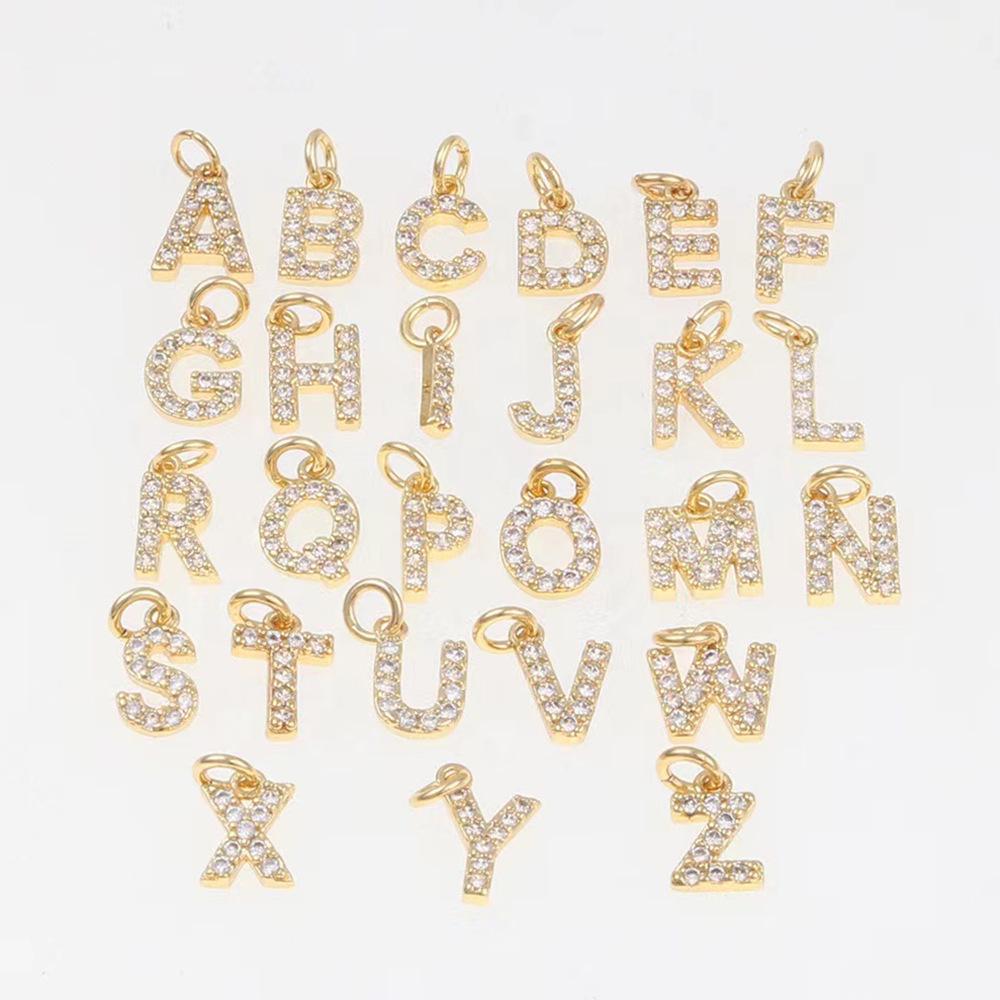 Zhongxing 14K Gold Inlaid Zircon Letter Pendant Charm for DIY Jewelry Making – Necklace & Earring Accessory
Zhongxing 14K Gold Inlaid Zircon Letter Pendant Charm for DIY Jewelry Making – Necklace & Earring Accessory