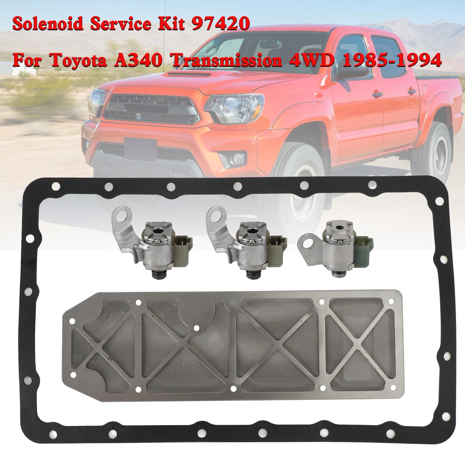 Solenoid Service Kit 97420 For Toyota A340 Transmission 4WD 1985-1994
Solenoid Service Kit 97420 For Toyota A340 Transmission 4WD 1985-1994