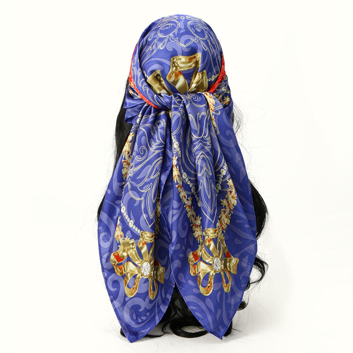 90Cm Elegant Print Satin Silk Square Scarves Shawls For Women Hijab Headband Handkerchiefs Hair Silk Accessories Bandana Foulard
90Cm Elegant Print Satin Silk Square Scarves Shawls For Women Hijab Headband Handkerchiefs Hair Silk Accessories Bandana Foulard