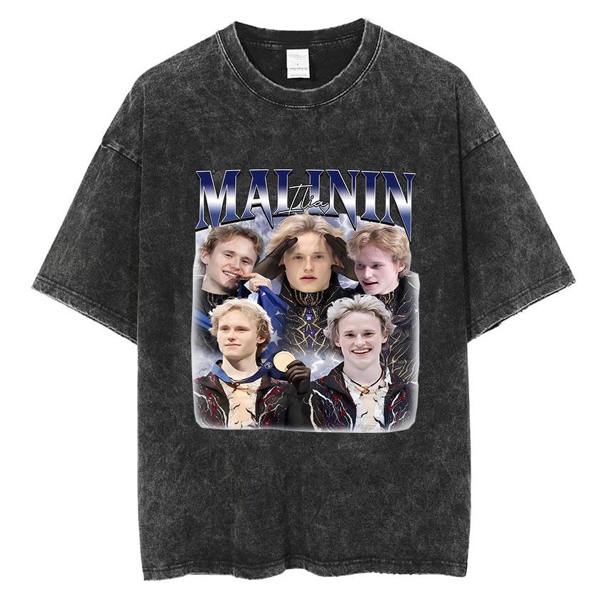 Ilia Malinin Ice Skating Champions Graphic T Shirt Vintage Washed Oversized Mens Tshirts Gothic Fashion Clothing Tshirt S
Ilia Malinin Ice Skating Champions Graphic T Shirt Vintage Washed Oversized Mens Tshirts Gothic Fashion Clothing Tshirt S